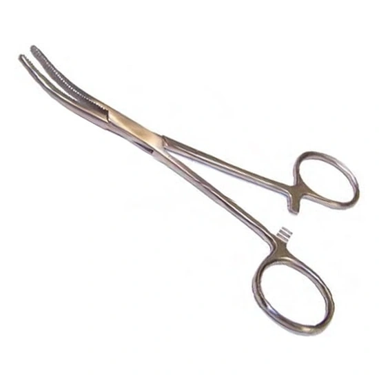 Érfogó 14cm Hajlított Pean