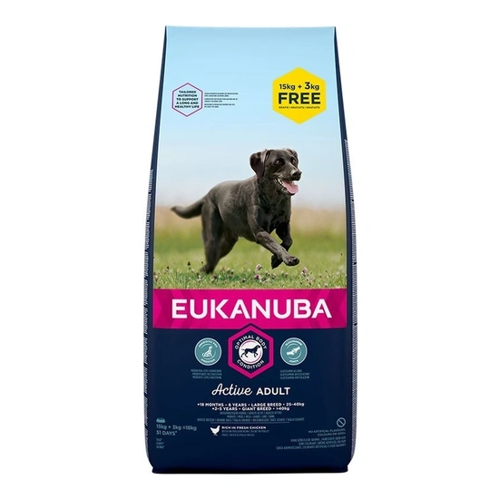 Eukanuba Adult Large kutyatáp 18kg