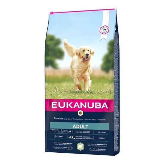 Eukanuba Adult Large Lamb&Rice kutyatáp 18kg
