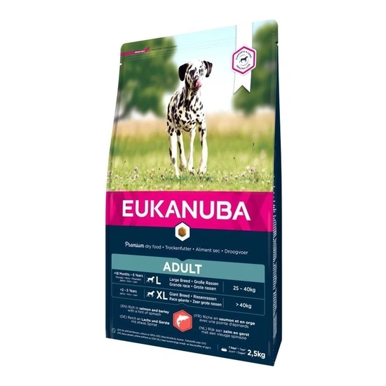 Eukanuba Adult Large Salmon & Barley kutyatáp 2,5kg