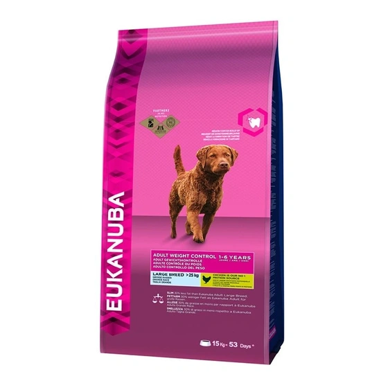 Eukanuba Adult Weight Control Large kutyatáp 15kg