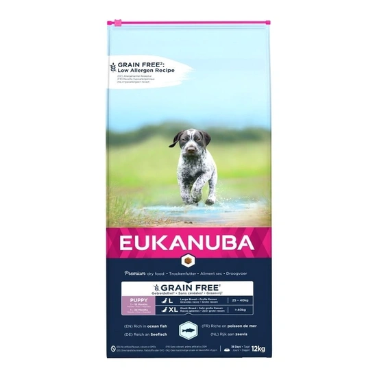 Eukanuba Puppy & Junior Grain Free Large Ocean Fisch 12kg