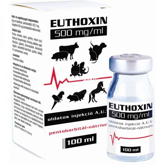 EUTHOXIN 500 mg/ml injekció 100 ml