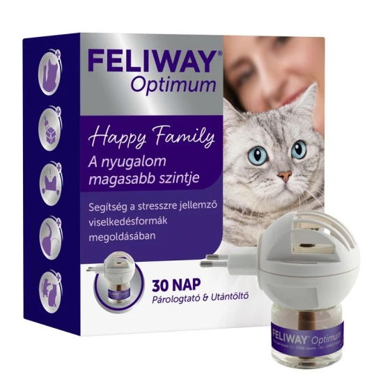 Feliway Optimum Párologtató készülék és utántöltő szett 48ml