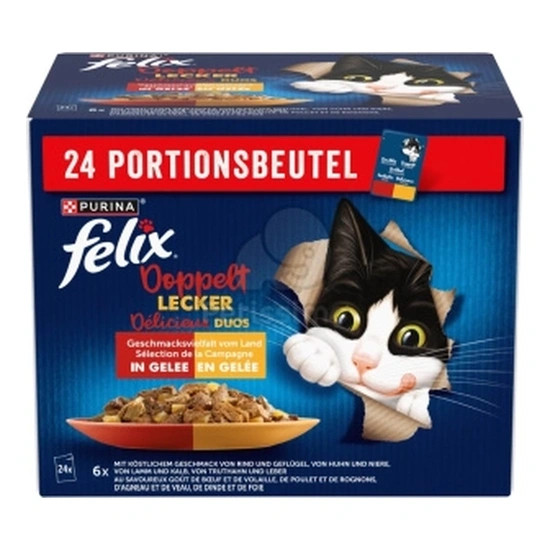 Felix Fantastic Duo alutasak Multipack Házias válogatás aszpikban 24x85g
