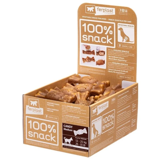 Ferplast 100% Snack Alga Euglena cukorka M 35db Ferplast 100% Snack Alga Euglena cukorka M 35db