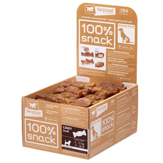 Ferplast 100% Snack Alga Euglena cukorka S 80db Ferplast 100% Snack Alga Euglena cukorka S 80db