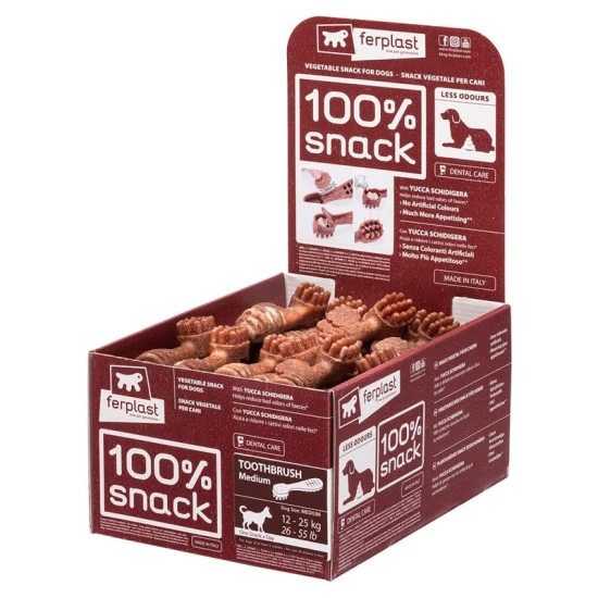 Ferplast 100% Snack Yucca Schidigera fogkefe M 55db Ferplast 100% Snack Yucca Schidigera fogkefe M 55db