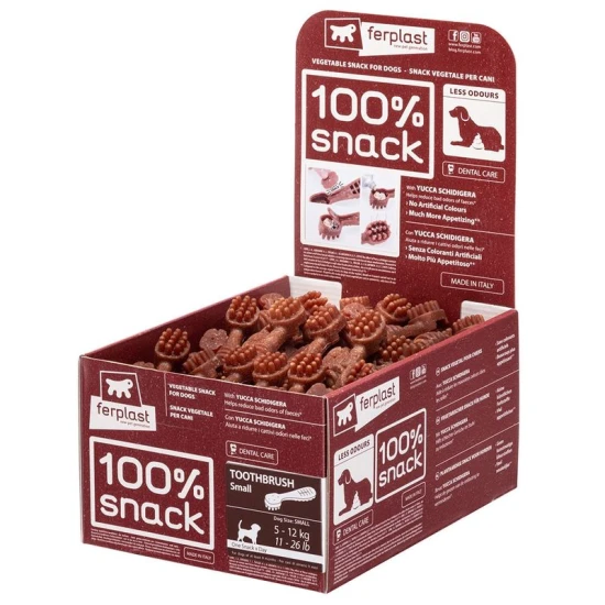 Ferplast 100% Snack Yucca Schidigera fogkefe S 100db Ferplast 100% Snack Yucca Schidigera fogkefe S 100db