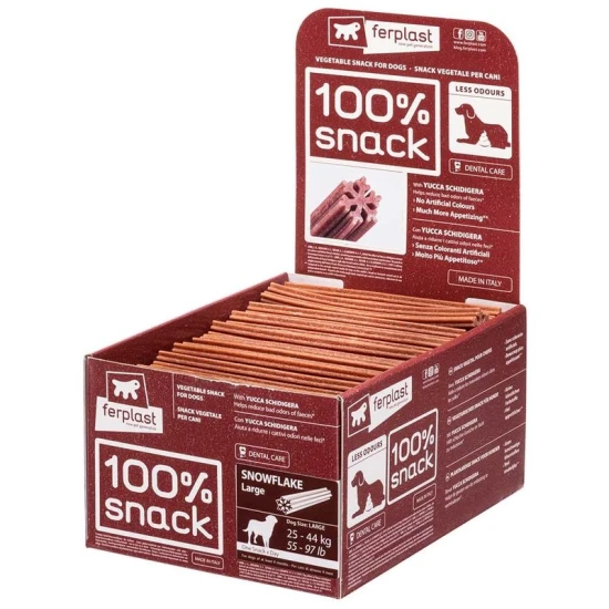 Ferplast 100% Snack Yucca Schidigera hópihe L 50db Ferplast 100% Snack Yucca Schidigera hópihe L 50db
