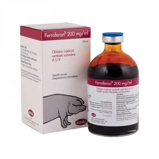 Ferroferon 200 mg/ml injekció 100 ml