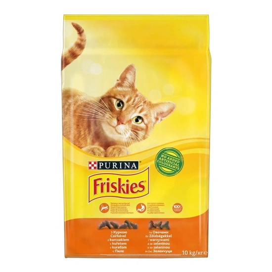 Friskies Száraz Macska Csirke+Zöldség 10kg
