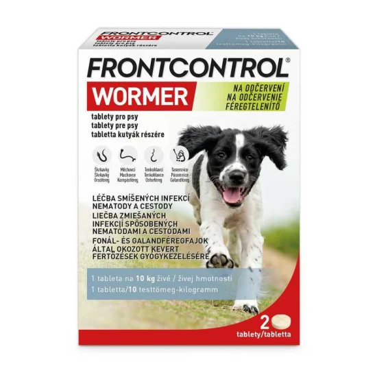 Frontcontrol Wormer tabletta kutyák részére 2x
