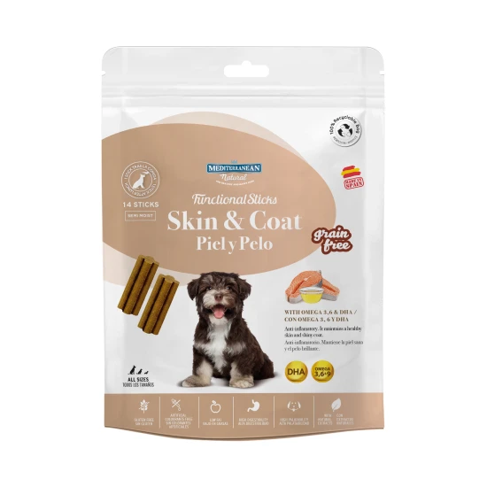 Funkcionális Jutalomfalatok - Skin&Coat a bőr és szőr támogatására 110g