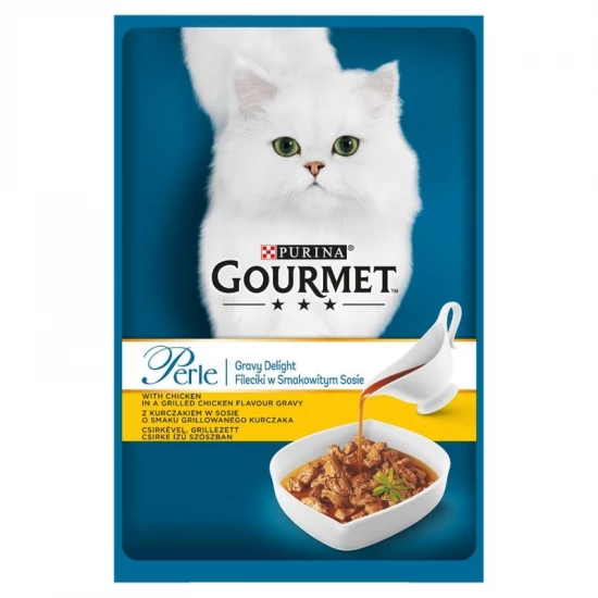Gourmet Perle Gravy Delight Csirke 85g