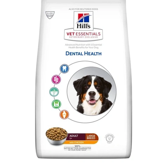 Hill s Vet Essentials Canine Adult Dental Large Breed Chicken 13kg - csirke
