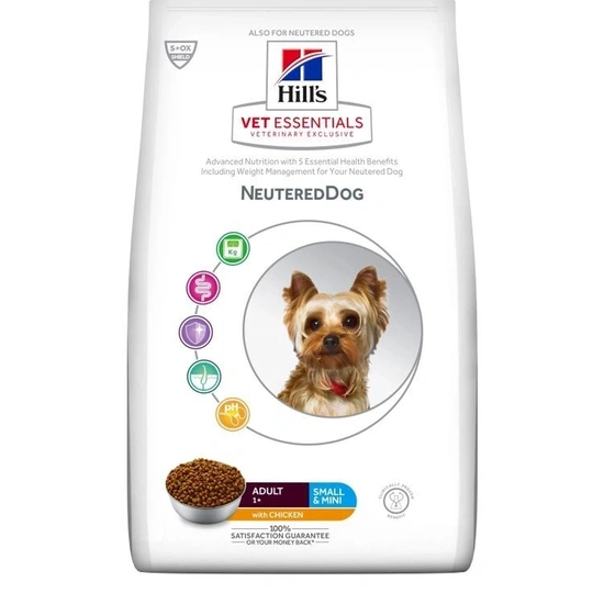 Hill s Vet Essentials Canine Adult Neutered Small&Miniature Chicken 1.5kg - csirke