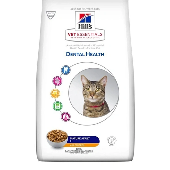 Hill s Vet Essentials Feline Mature Dental Chicken 1.5kg - csirke