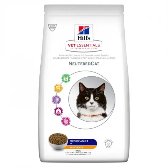 Hill´s Vet Essentials Feline Mature Weight & Neutered Chicken 1.5 kg - csirke