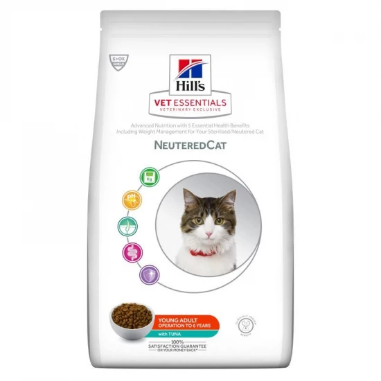 Hill´s Vet Essentials Young Adult Weight&Neutered Tuna 1.5 kg - tonhal