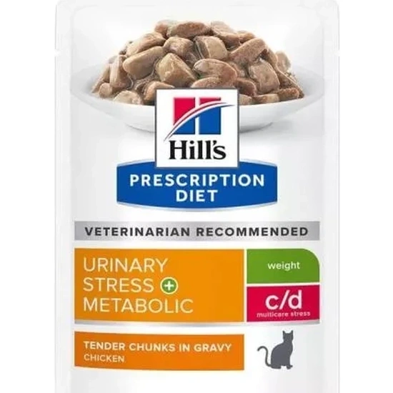 Hills PD Feline C/D Stress + Metabolic 12x85g Multipack