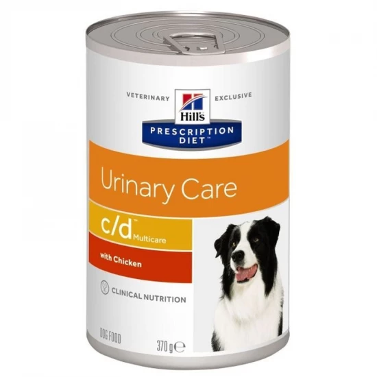 Hills Pescription Diet Canine C/D 370 g - struvit és kalcium-oxalát húgykövesség