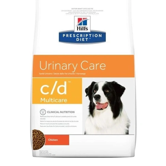 Hills Pescription Diet Canine C/D 5 kg - struvit és kalcium-oxalát húgykövesség