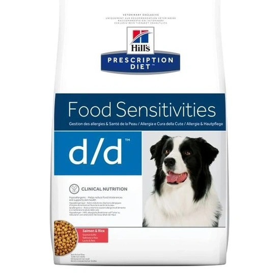 Hills Pescription Diet Canine D/D Salmon 370 g - táplálékallergiás reakciók csökkentésére és a