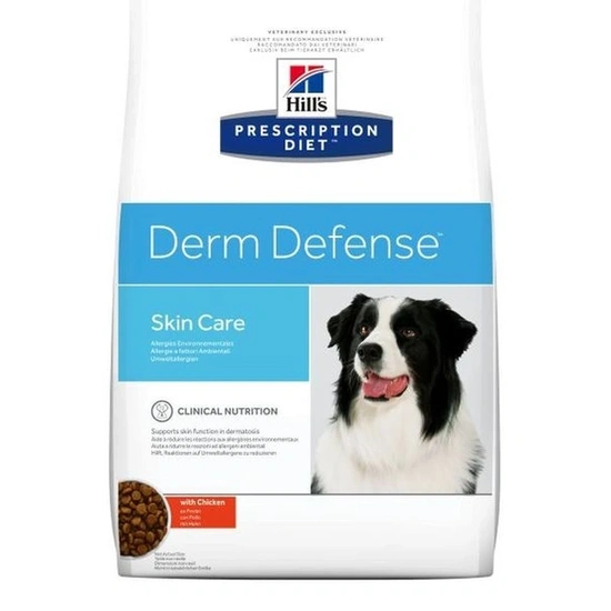 Hills Pescription Diet Canine Derm Defense 5 kg - környezeti allergiák étrendi kezelésére és a
