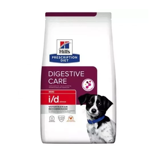Hills Pescription Diet Canine I/D Sress Mini 1 kg - stresszfaktor okozta gasztrointesztináli