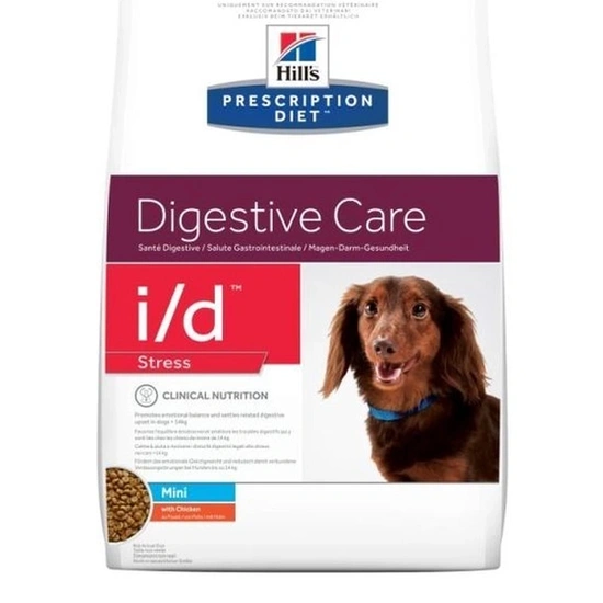 Hills Pescription Diet Canine I/D Sress Mini 15 kg - stresszfaktor okozta gasztrointesztináli