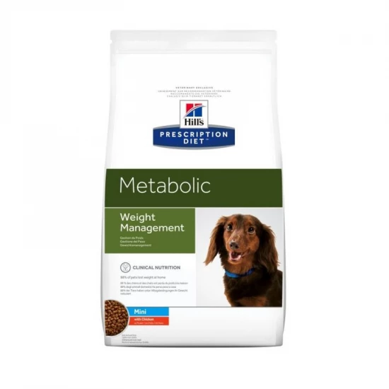 Hills Pescription Diet Canine Meta Mini 6 kg - elhízott és túlsúlyos kistestű kutyák étrendi k