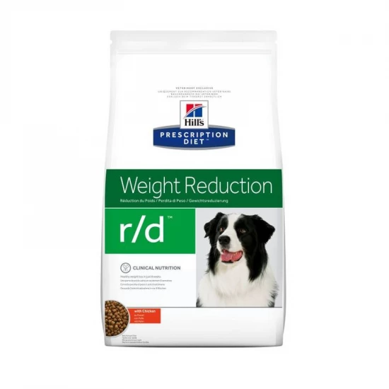 Hills Pescription Diet Canine R/D 1,5kg - elhízás, fibrát kezelés