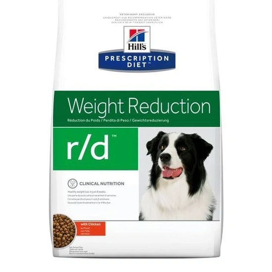 Hills Pescription Diet Canine R/D 12 kg - elhízás, fibrát kezelés