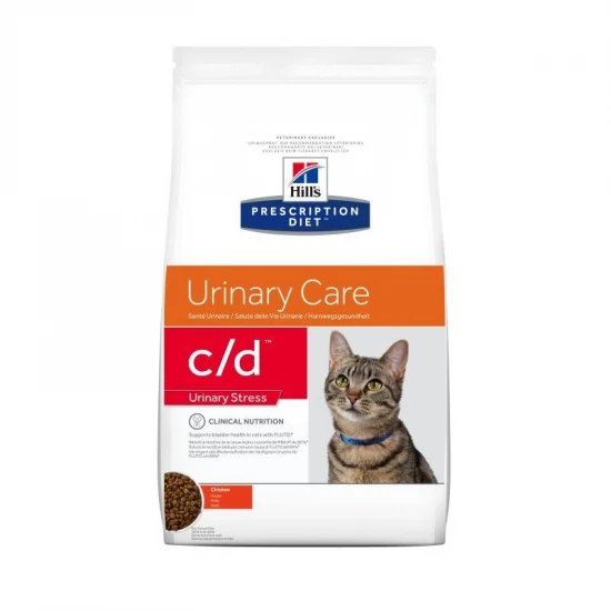 Hills Pescription Diet Feline C/D Multicare Urinary Stress 400 g - a stressz okozta Idiopatikus