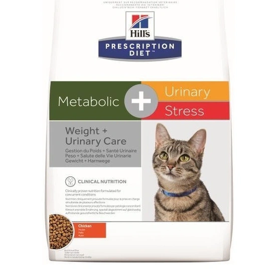 Hills Pescription Diet Feline Meta+Urinary Stress 1.5 kg - stressz okozta idiopatikus húgyhólya