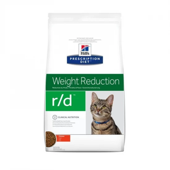 Hills Pescription Diet Feline R/D 1,5kg - elhízás, fibrát kezelés