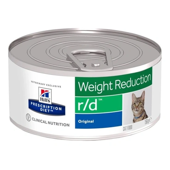 Hills Pescription Diet Feline R/D 156 g - elhízás, fibrát kezelés