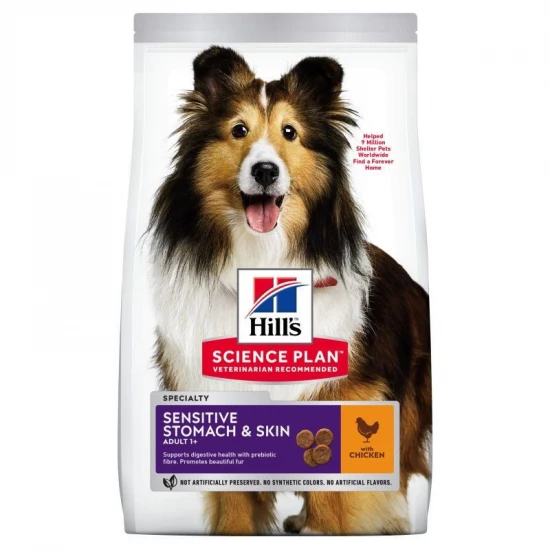 Hills Science Plan Canine Adult Sensitive Stomach & Skin 14 kg
