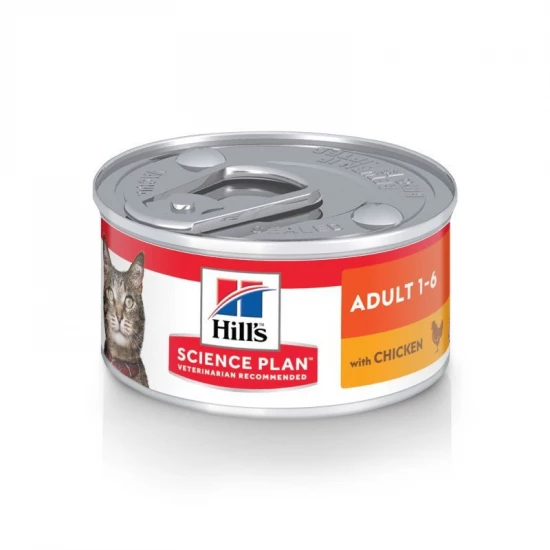 Hills Science Plan Feline Adult Chicken Konzerv 82 g