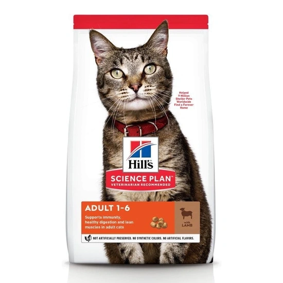 Hills Science Plan Feline Adult Lamb & Rice 3 kg