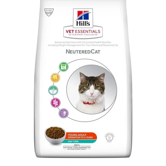 Hill´s Vet Essentials Young Adult Weight&Neutered Tuna 1.5 kg - tonhal