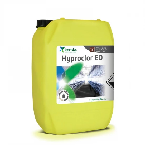 HYPROCLOR ED 25 kg lúgos tejrendszer tisztító és fertőtlenítő szer kannában 