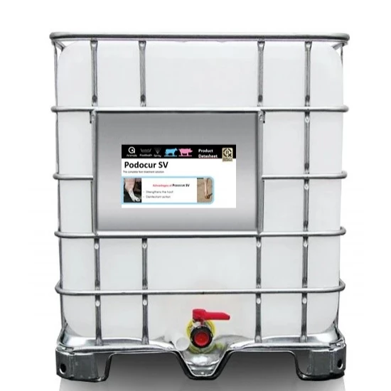 Hypred PODOCUR SV 1200 kg csülökfertőtlenítőszer tartályban