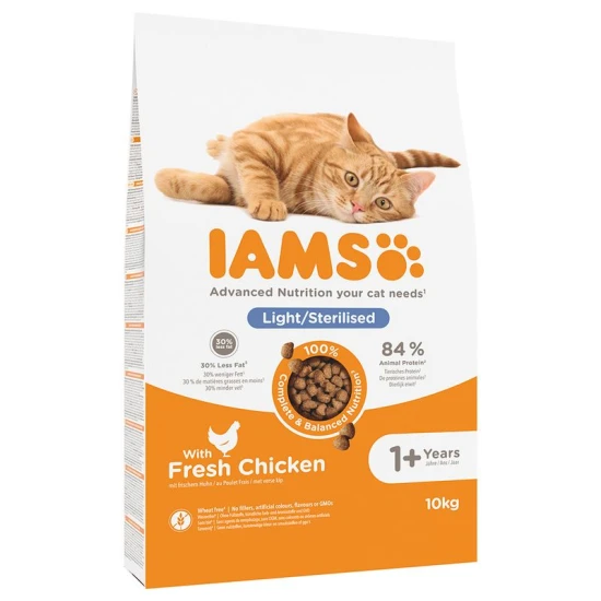 Iams Cat Adult Sterilized csirke 10kg
