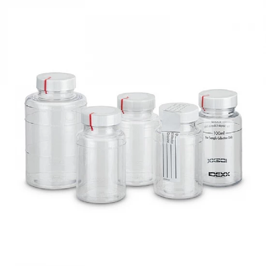 IDEXX 120 ml palack vonaljelzéssel, 20 db Natrium thio.-val, címkével