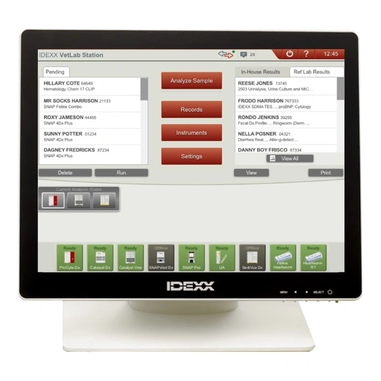 IDEXX VetLab Station IVLS