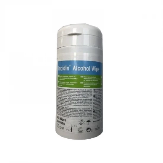 Incidin Alcohol Wipe dobozos 90x