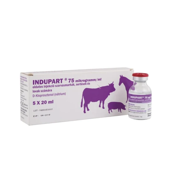 Indupart injekció 5x20 ml