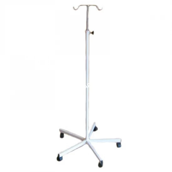 Infúziós állvány rozsdamentes, gurítható